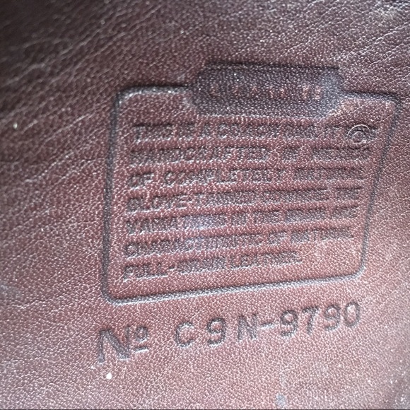 Vintage Coach Crossbody Bag 9790 Chestnut Brown - Picture 8 of 8